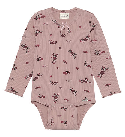 Minymo Body l/æ - Rib - AOP - Fawn