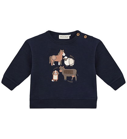 Minymo Sweatshirt - Dark Sapphire