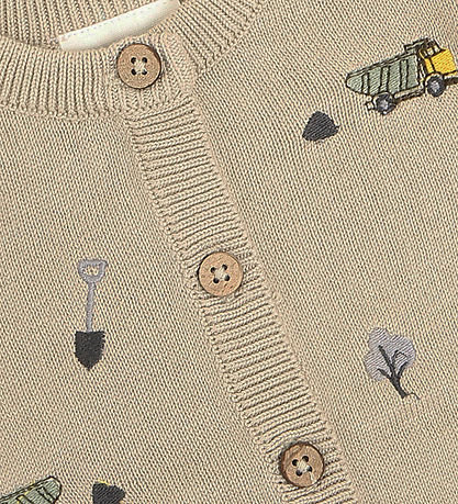 Minymo Cardigan - Strik - Feather Gray