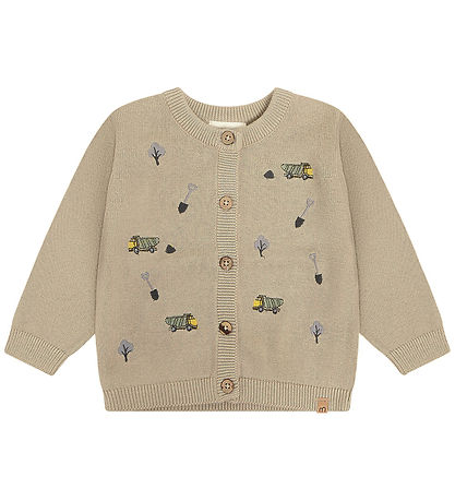 Minymo Cardigan - Strik - Feather Gray