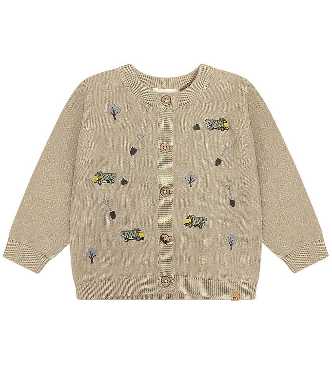 Minymo Cardigan - Strik - Feather Gray