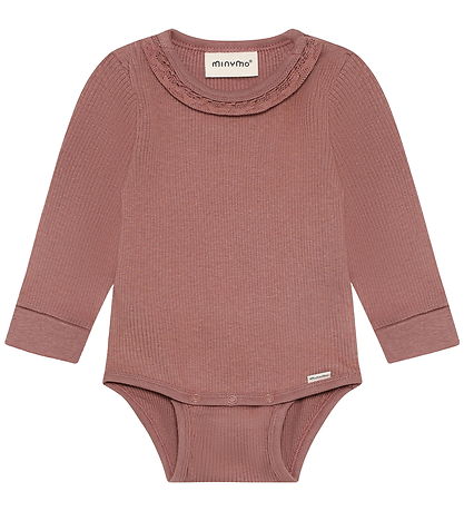 Minymo Body l/æ - Rib - Burlwood
