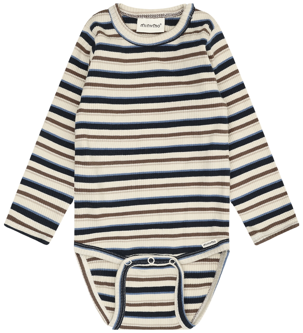 Minymo Body l/ä - Rib - Dark Sapphire - Minymo - 74 - Body L/Ä