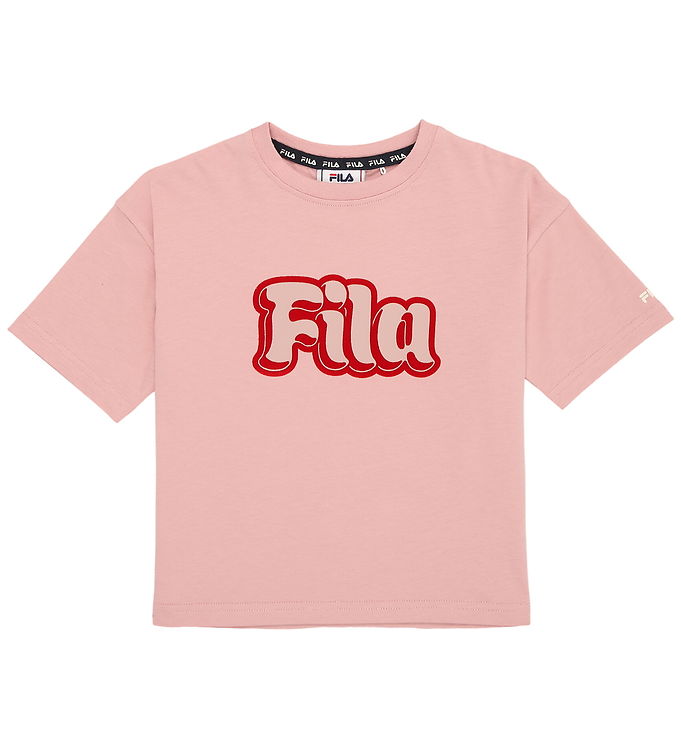 Fila T-shirt - Molini - Cropped Graphic - Pale Mauve