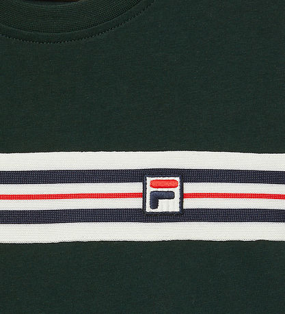 Fila T-shirt - Feltre - Regular Taped - Scarab