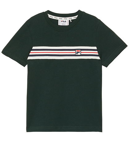 Fila T-shirt - Feltre - Regular Taped - Scarab
