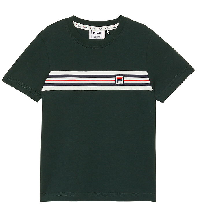 Fila T-shirt - Feltre - Regular Taped - Scarab