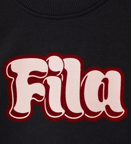 Fila Sweatshirt - Molini - Regular Graphic - Black