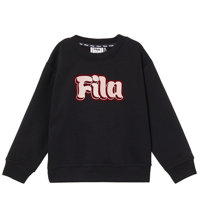 Fila Sweatshirt - Molini - Regular Graphic - Black