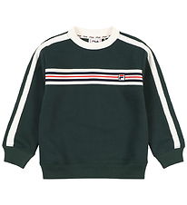 Fila Sweatshirt - Feltre - Regular Taped Crewneck - Scarab