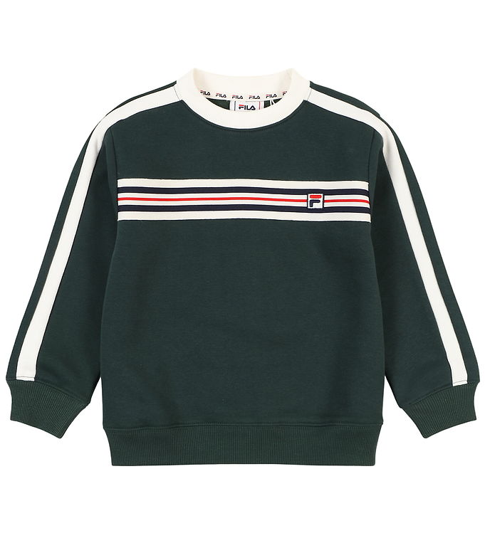 Fila Sweatshirt - Feltre - Regular Taped Crewneck - Scarab