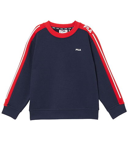 Fila Sweatshirt - Faverga - Regular Graphic Crewneck - Black Iri