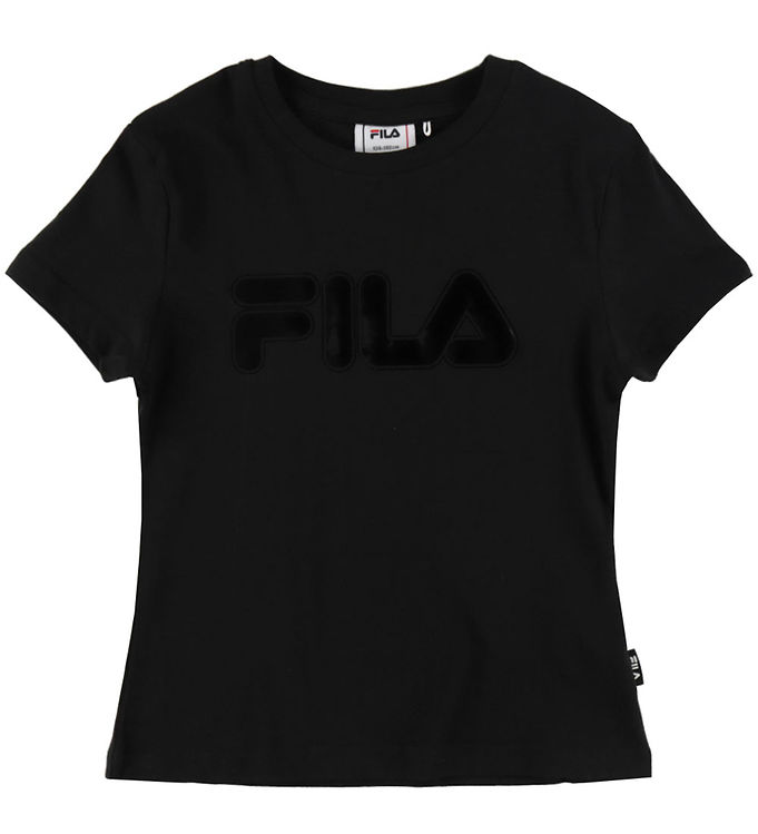 Fila T-shirt - Calice Calice - Slim Graphic - Sort m. Logo