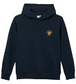 Fila Hættetrøje - Andalo - Relaxed Graphic Brushed - Dark Sapphi