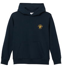 Fila Hættetrøje - Andalo - Relaxed Graphic Brushed - Dark Sapphi