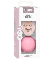 BIBS Colour Sut/Sutteboks - Str. 1 - Rund - Petal/Baby Pink