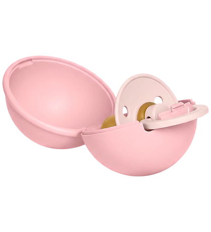 BIBS Colour Sut/Sutteboks - Str. 2 - Rund - Petal/Baby Pink