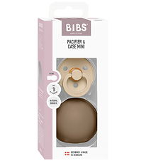 BIBS Colour Sut/Sutteboks - Str. 1 - Rund - Vanilla/Dark Oak