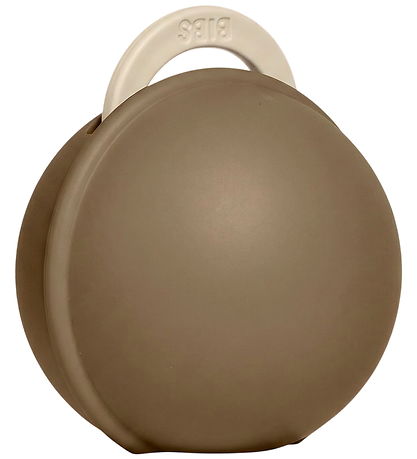 BIBS Colour Sut/Sutteboks - Str. 1 - Rund - Vanilla/Dark Oak