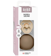 BIBS Colour Sut/Sutteboks - Str. 2 - Rund - Vanilla/Dark Oak