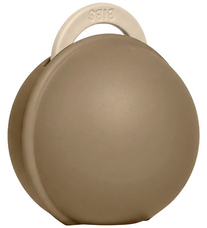 BIBS Colour Sut/Sutteboks - Str. 2 - Rund - Vanilla/Dark Oak