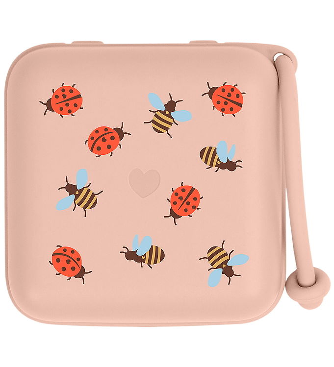 BIBS Accessories - Pacifier Box - Ladybug/Bumblebee Studio - Blush