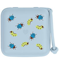 BIBS Studio Sutteboks - Baby Blue m. Print