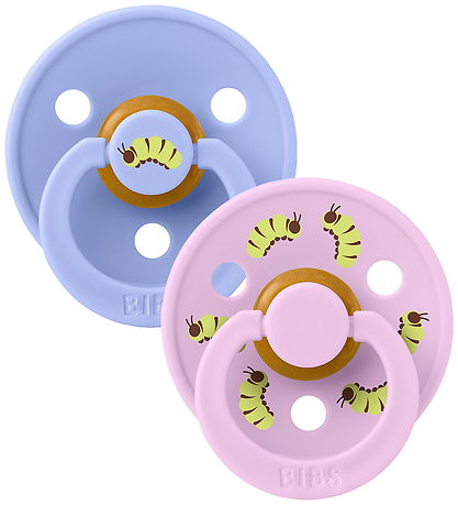 BIBS Studio Colour Sutter - Str. 1 - Rund - 2-pak - Hush/Violet 