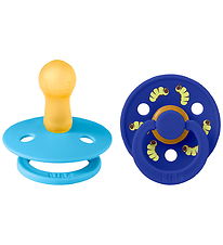 BIBS Studio Colour Sutter - Str. 2 - Rund - 2-pak - Breeze/Sonic
