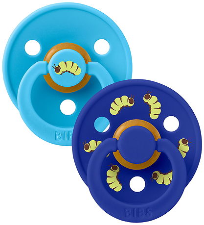 BIBS Studio Colour Sutter - Str. 2 - Rund - 2-pak - Breeze/Sonic