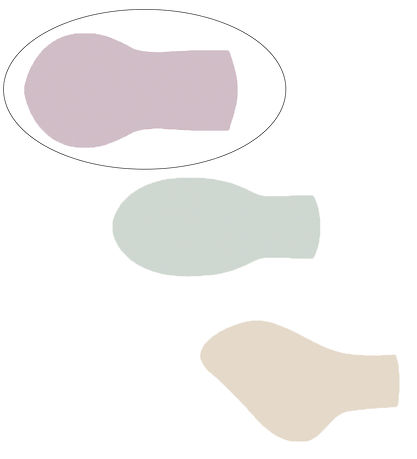 BIBS Studio Colour Sutter - Str. 2 - Rund - 2-pak - Hvid/Pale Bu