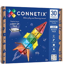 Connetix Magnet Set - 30 Parts - Light Rocket Pack