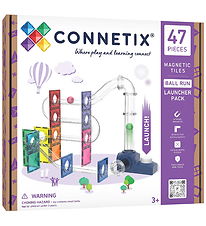 Connetix Magnetsæt - 47 Dele - Ball Run Launcher Pack