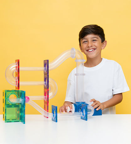 Connetix Magnetsæt - 47 Dele - Ball Run Launcher Pack