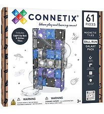 Connetix Magnetsæt - 61 Dele - Ball Run Galaxy Pack