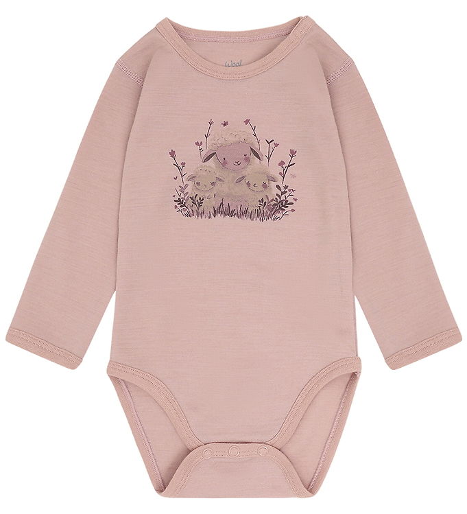 Hust and Claire Body l/æ - Merino Uld - HCBo Sheep - Dusty Rose