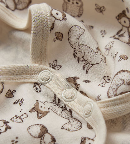 Hust and Claire Body l/æ - Merino Uld - HCBo Woodland - Off Whit