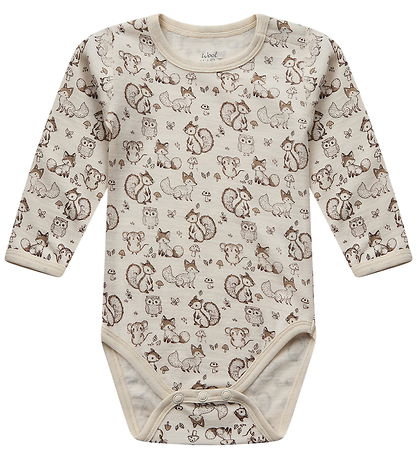 Hust and Claire Body l/æ - Merino Uld - HCBo Woodland - Off Whit