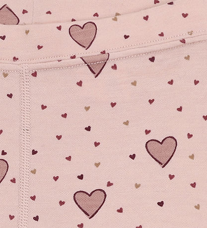 Hust and Claire Leggings - Uld/Viscobe - HCLaki Hearts - Dusty R