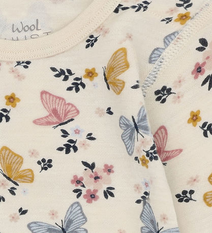 Hust and Claire Body l/æ - Merino Uld - HCBo Butterfly - Off Whi
