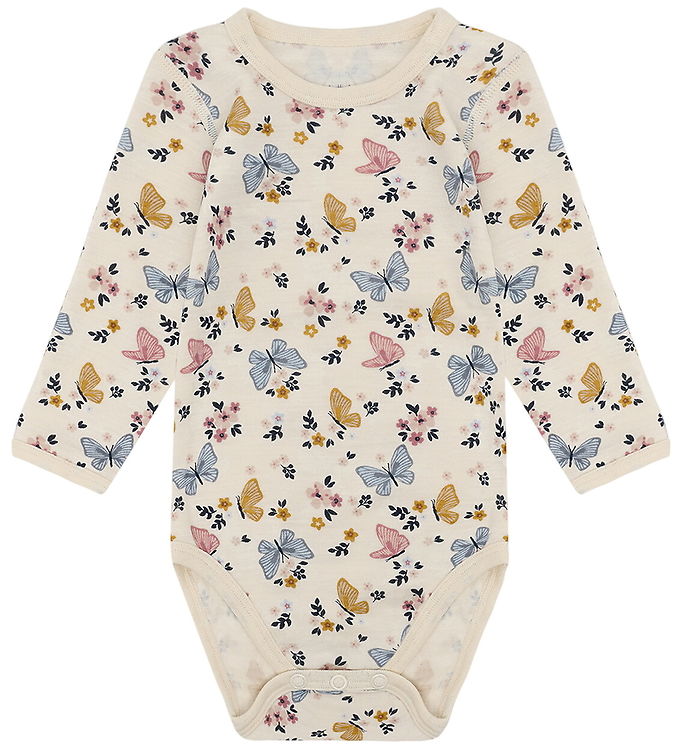 Hust and Claire Body l/æ - Merino Uld - HCBo Butterfly - Off Whi