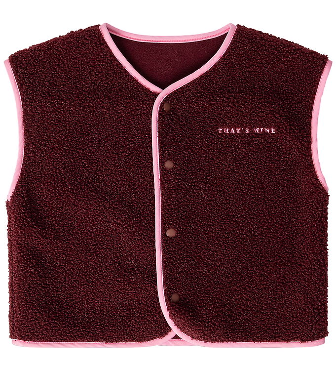 That's Mine - Jordan vest - Dark Cherry - 86cm - 18M