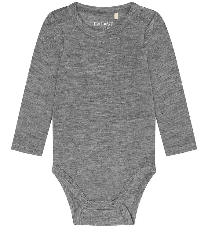 CeLaVi Body l/æ - Merino Uld - Quiet Shade