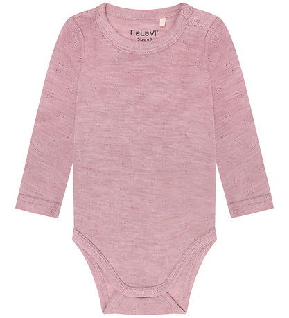 CeLaVi Body l/æ - Merino Uld - Lilas