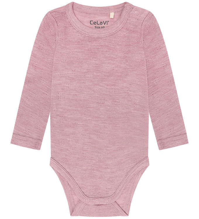 CeLaVi Body l/æ - Merino Uld - Lilas