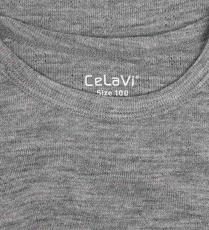 CeLaVi Bluse - Merino Uld - Quiet Shade
