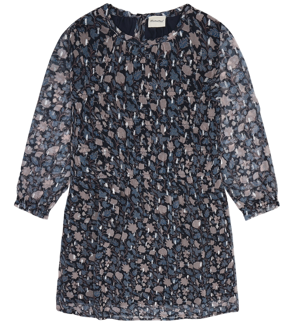 Minymo Kleid - Dobby - Dark Sapphire - Minymo - 6 Jahre (116) - Kleider