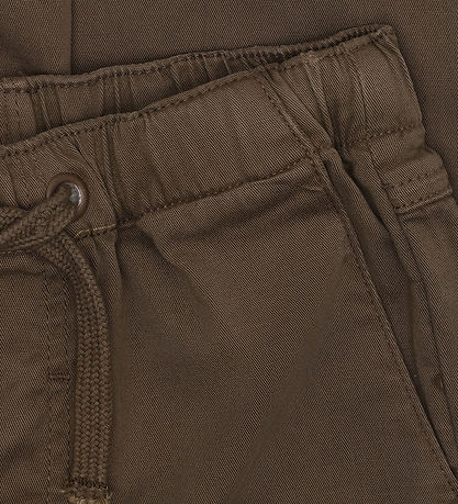 Minymo Bukser - Twill - Chocolate Chip