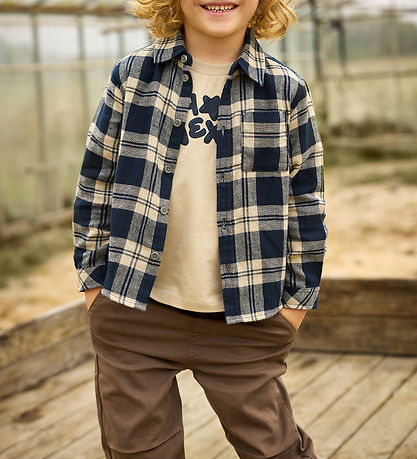Minymo Bukser - Twill - Chocolate Chip