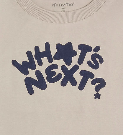 Minymo T-shirt - Feather Gray